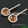 Crystal Hair Pin For girl\'s Decoration beauty citrine color Accessories HF80535